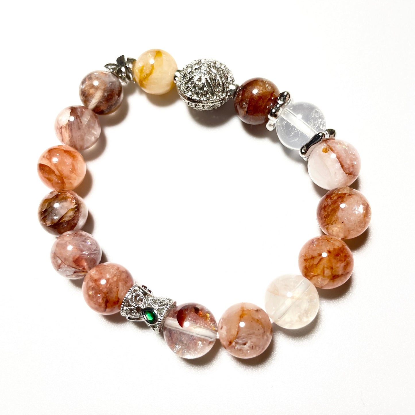 Natural multi-colored crystal only
