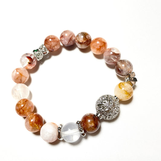 Natural multi-colored crystal only